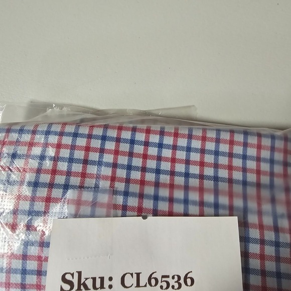 Johnnie-O Shirt Mens Medium Blue Red Plaid Button Up Prep-formance‎ Long Sleeve - Picture 12 of 12